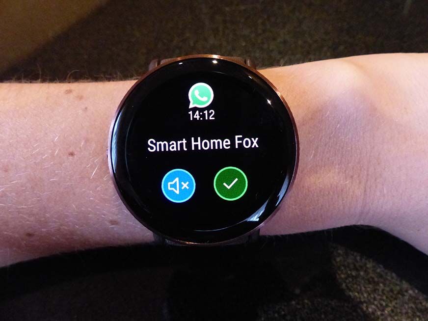 notifications et appels montre Polar